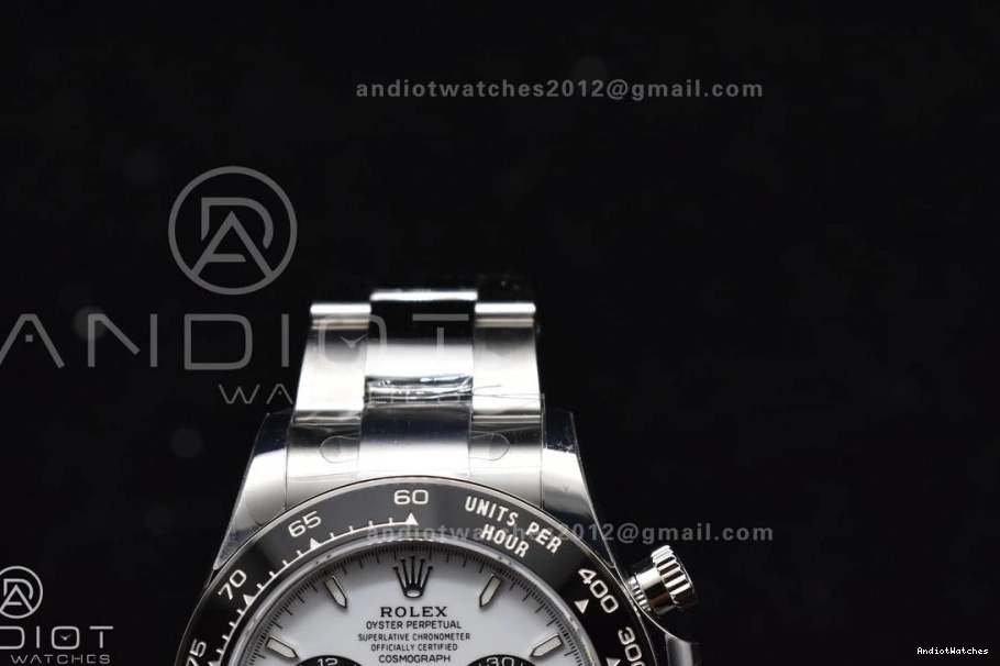 Factory In Dial 126500 SBF White FreshLook Rolex Steel 904L VS 1054 SL4801 1:1 Daytona Movement 0825